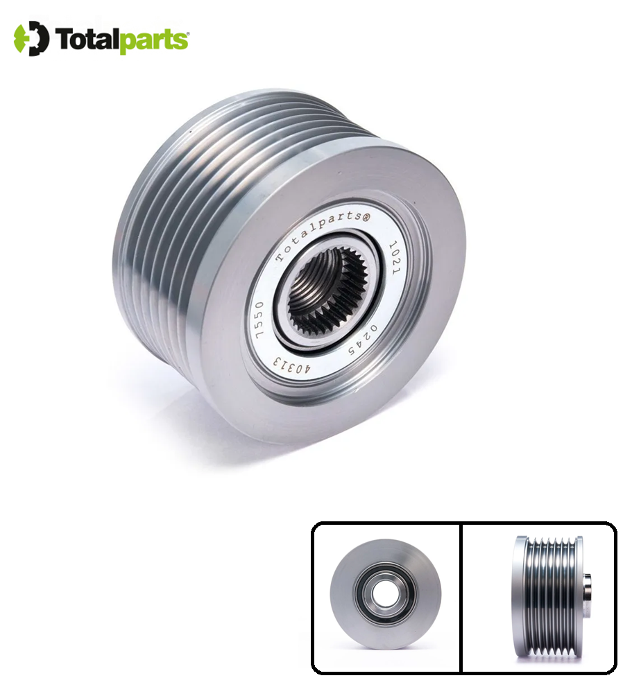 Polea Para Alternador Con Clutch Mitsubishi 7 Ranuras Nissan Frontier Np300 D22