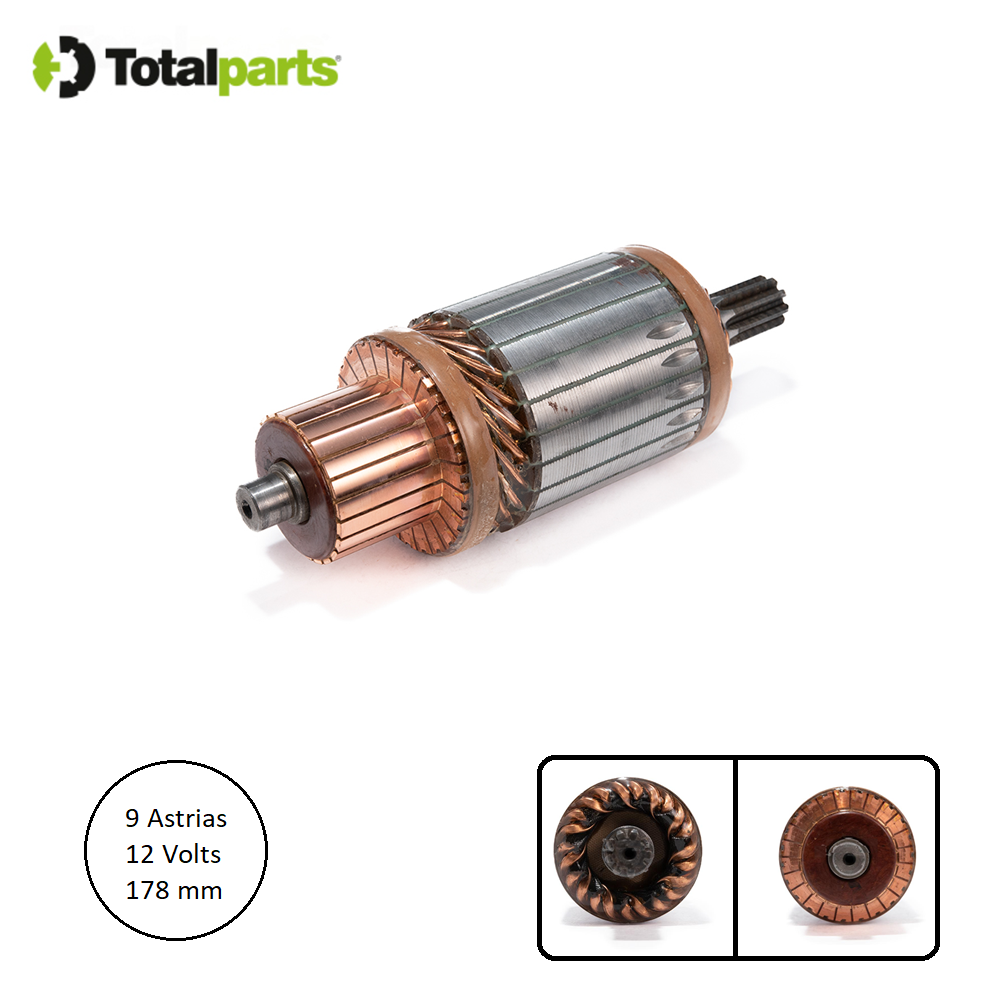 Armadura Para Marcha Mitsubishi 12 Volts 9 Astrias Ford ( 5060-1801 )