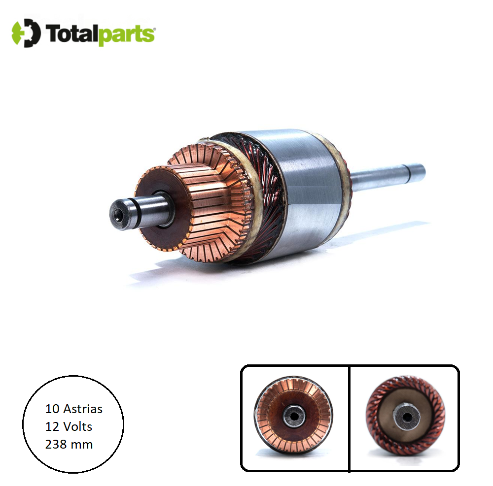 Armadura Para Marcha Bosch 12 Volts 10 Astrias Nissan Tsuru I / II Hikary Motor E16 ( Transmision Standard ) ( Tipo 042 186 )