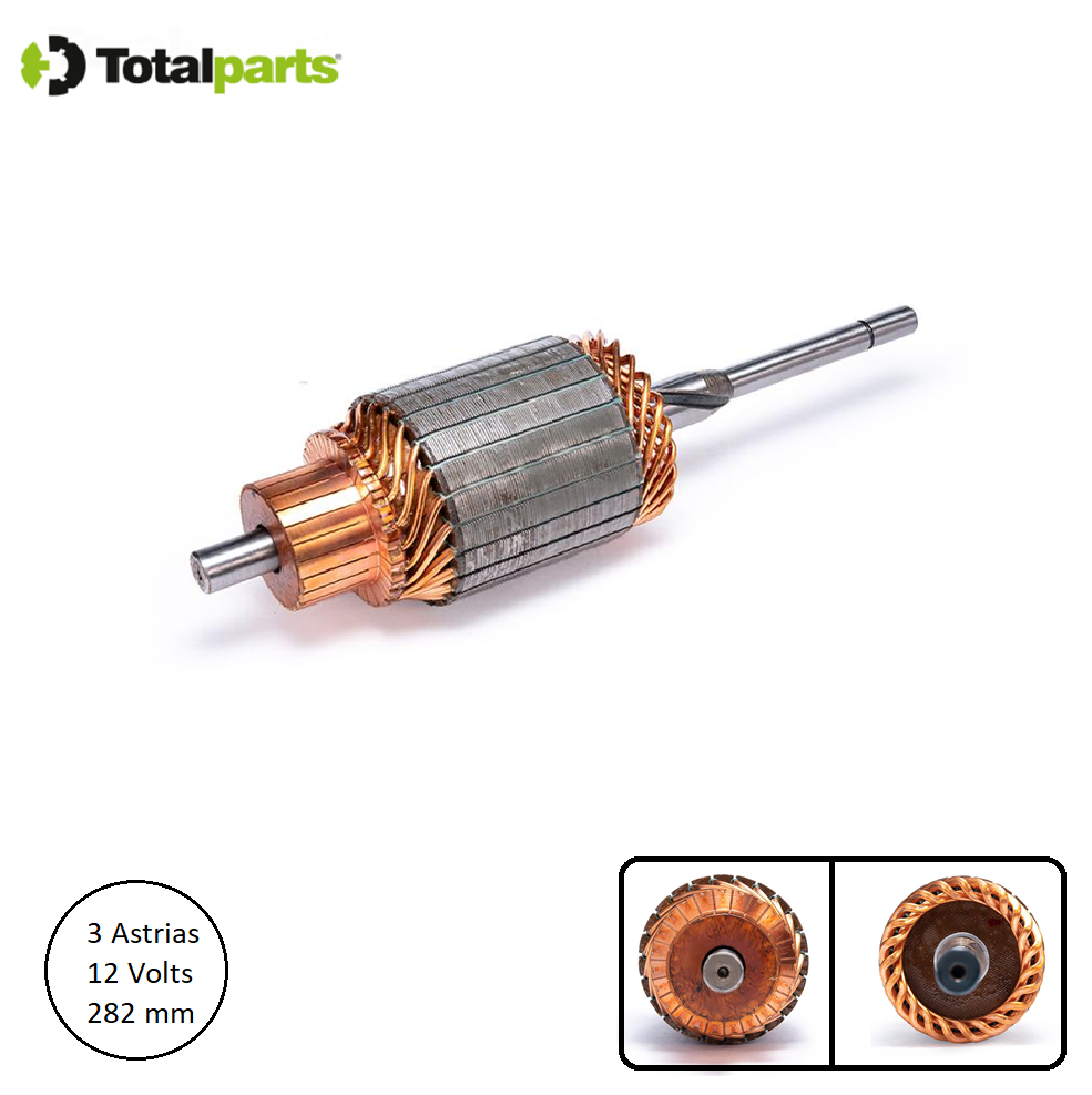 Armadura Para Marcha Delco 12 Volts 3 Astrias Serie 10Mt Chevrolet Buick Cadillac Gmc Jeep Oldsmobile Pontiac ( Alto Torque Armadura Gorda De Barra )