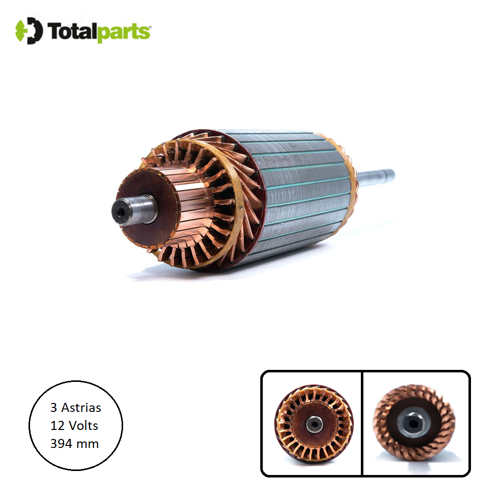 Armadura Para Marcha Delco 12 Volts 3 Astrias Serie 35Mt International Clark Massey Ferguson John Deere Perkins