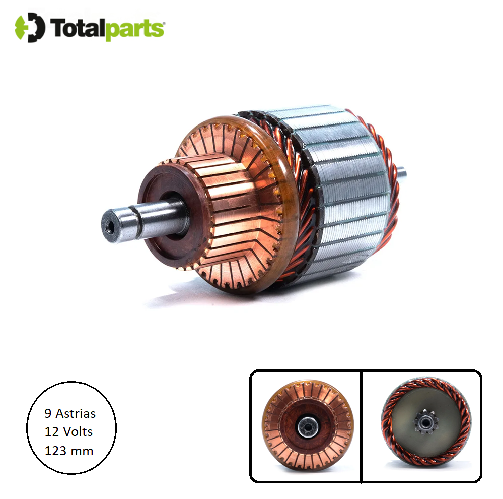 Armadura Para Marcha Bosch 12 Volts 9 Astrias Nissan Tsuru Tsubame