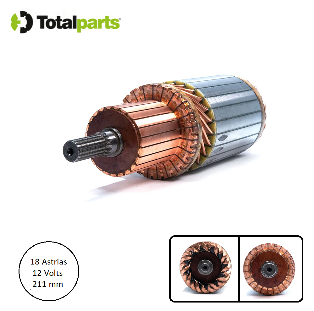 Armadura Para Marcha Nippondenso 12 Volts 18 Astrias Dodge Ford ( Osgr )
