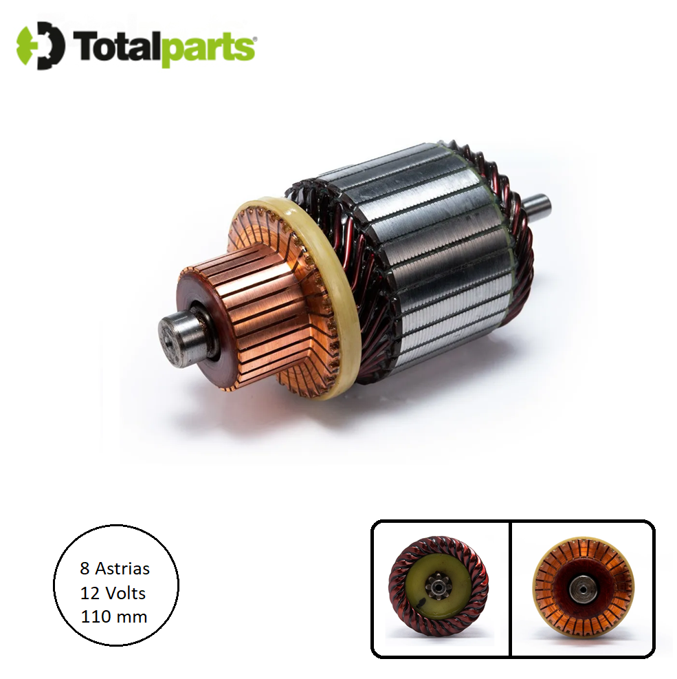 Armadura Para Marcha Hitachi 12 Volts 8 Astrias Nissan Infiniti