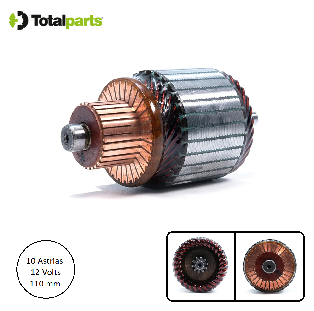 Armadura Para Marcha Hitachi 12 Volts 10 Astrias Nissan Acura Isuzu