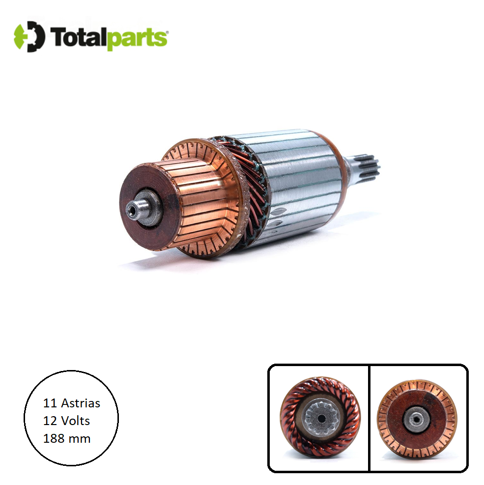Armadura Para Marcha Hitachi 12 Volts 11 Astrias Thermoking Volvo Nissan Pontiac Chevrolet Isuzu ( Osgr )
