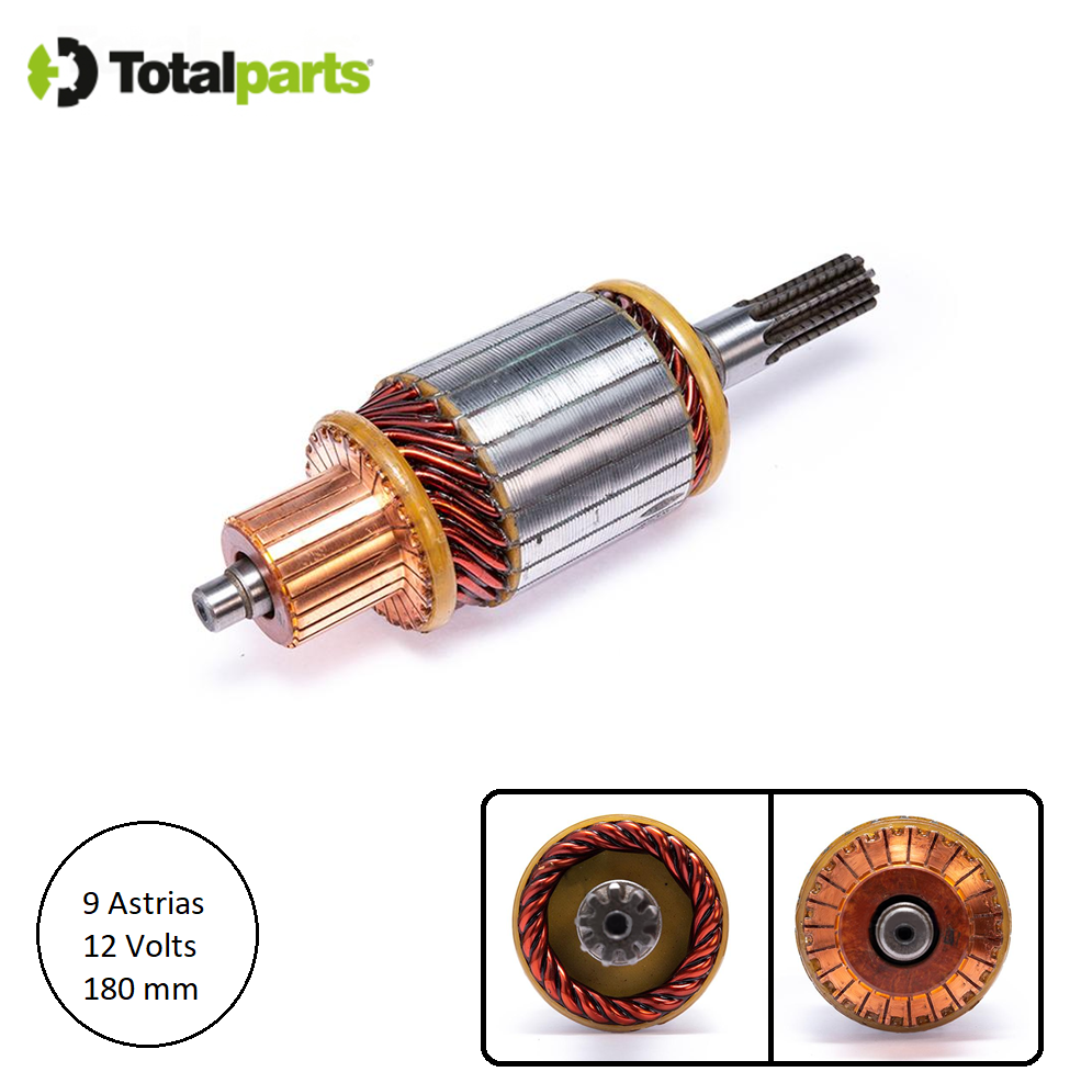 Armadura Para Marcha Mitsubishi 12 Volts 9 Estrias Ford Triton Diesel ( 1C3U-11000-AA )