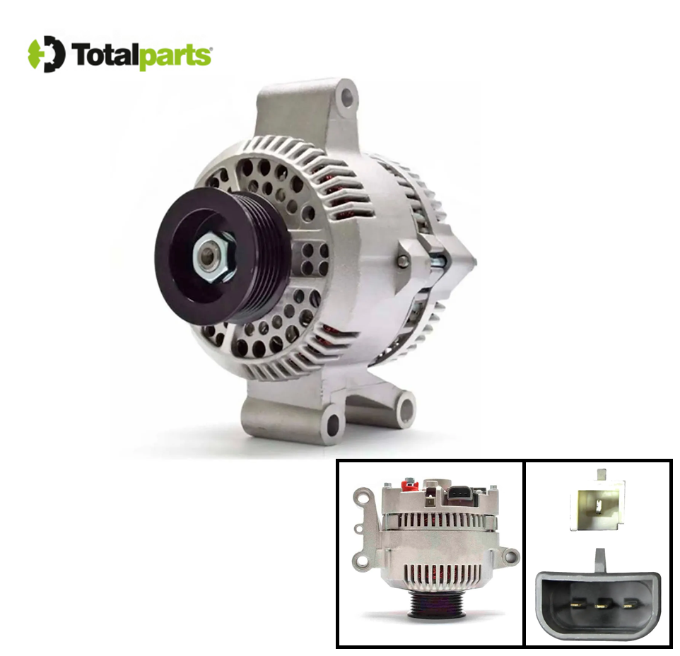 Alternador Ford  12 Volts 95 Amps Serie 3G Ford Aerostar Bronco E-150 E-250 E-350 Econoline Escort F-150 F-250 F-350 Ranger Mazda B2300 B2500 B3000 B4000 Navajo ( F07F-10300-AA )
