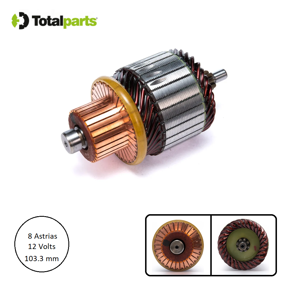 Armadura Para Marcha Hitachi 12 Volts 8 Astrias Nissan ( 03212013 )