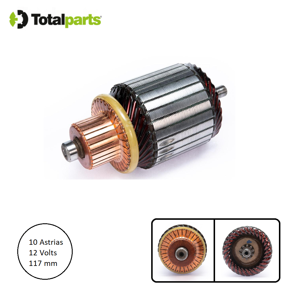 Armadura Para Marcha Hitachi 12 Volts 10 Astrias Nissan Mercury ( 23310-1P100 )