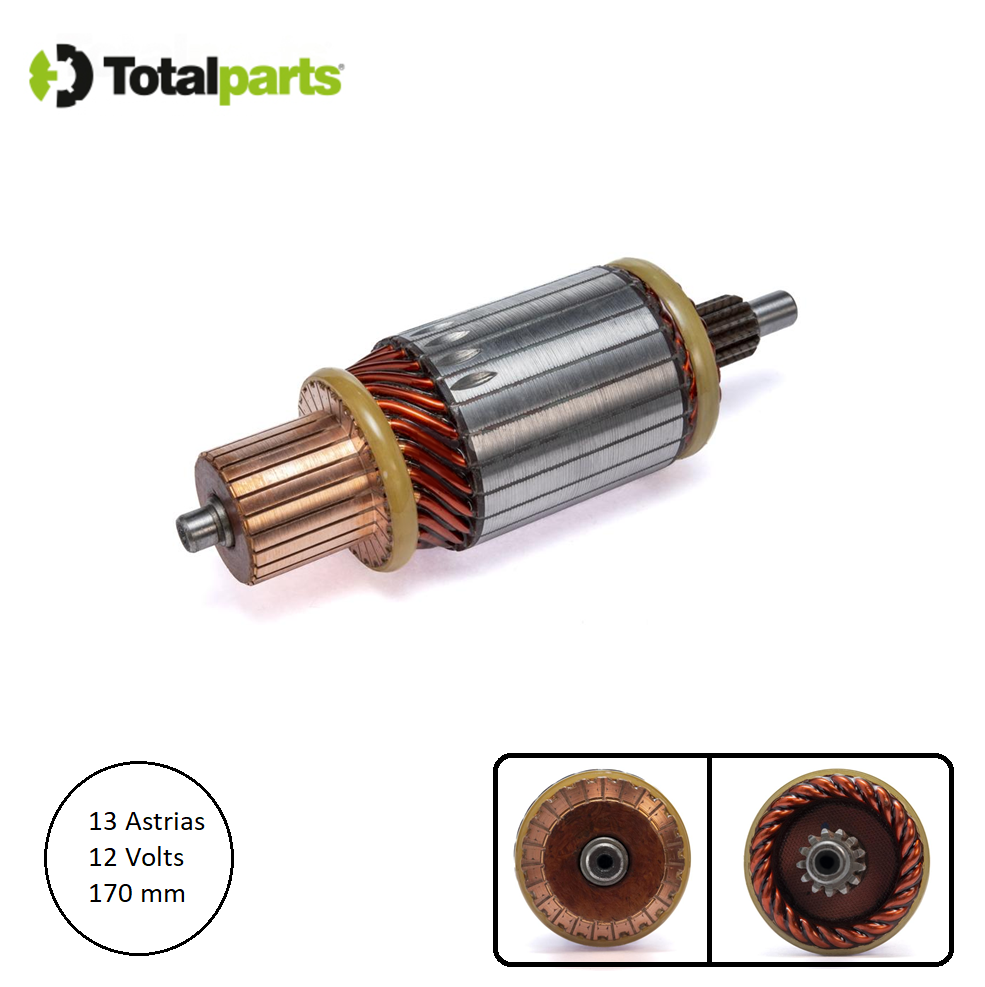 Armadura Para Marcha Mitsubishi 12 Volts 13 Astrias Ford ( F4TZ-11005-A )
