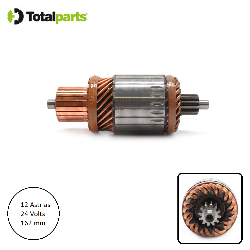 Armadura Para Marcha Delco 24 Volts 12 Astrias Serie 29Mt Mercedez Benz ( 10515834 )