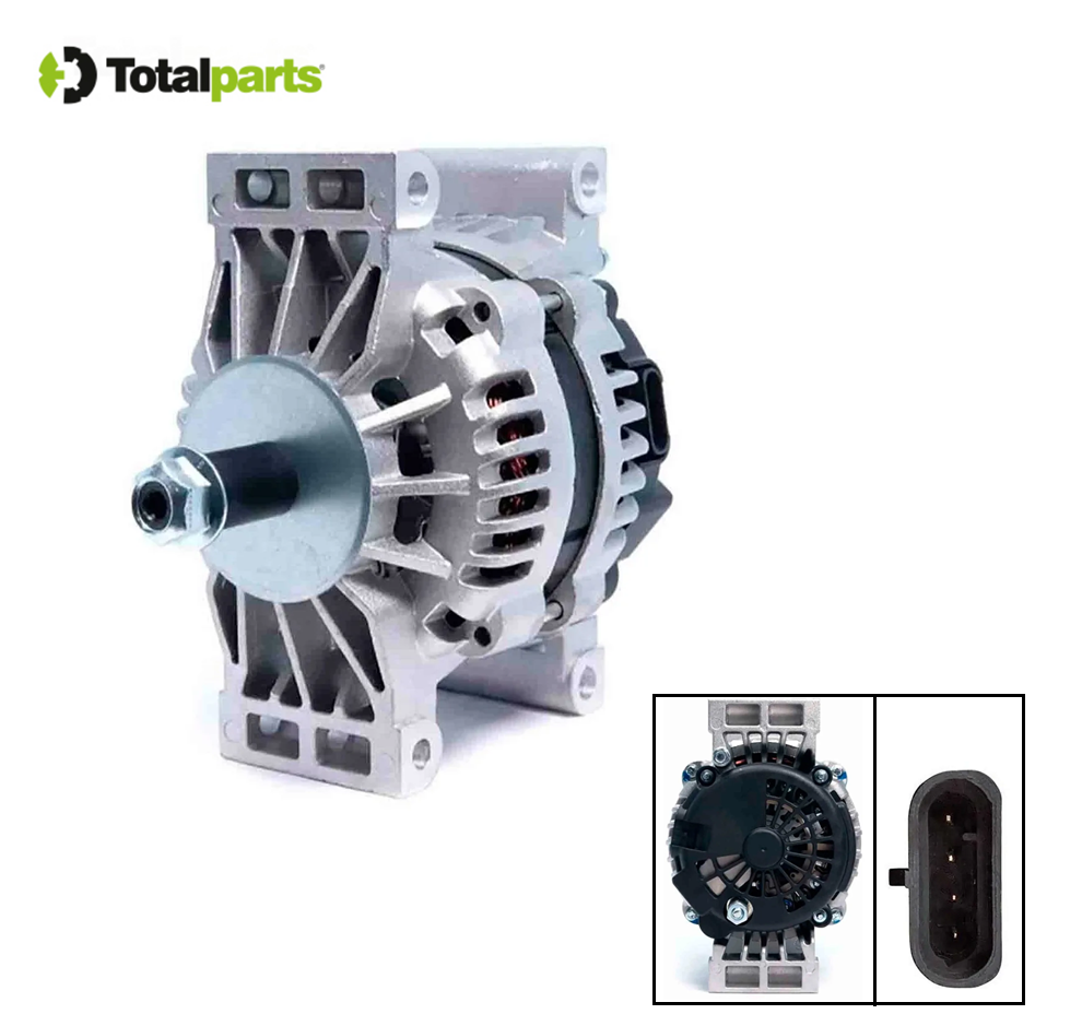 Alternador Delco 12 Volts 145 Amps Serie 24Si Cuadramount Freightliner International Kenworth Mack Peterbilt Sterling Volvo ( 19020900 )