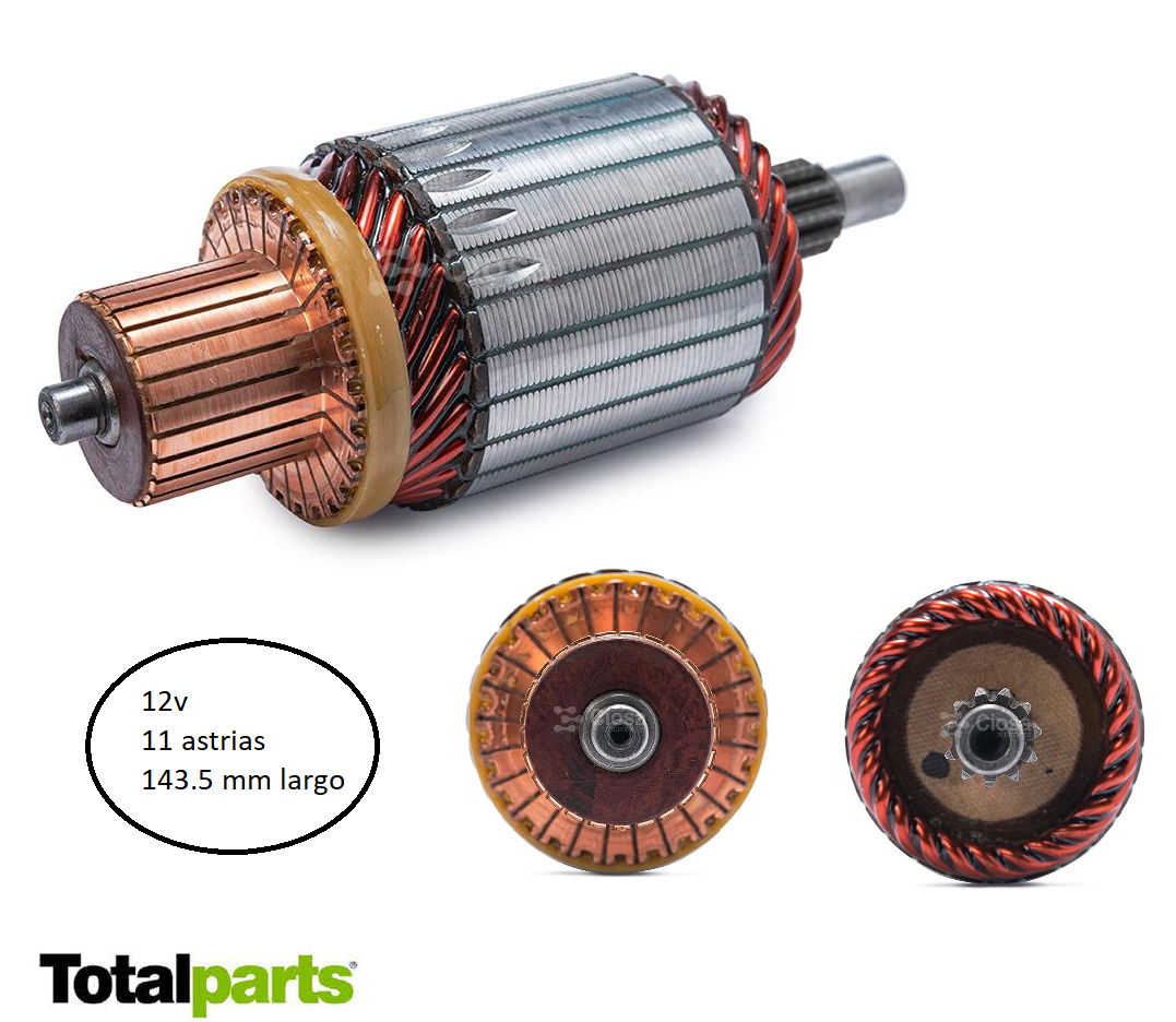 Armadura Para Marcha Mitsubishi 12 Volts 11 Astrias Chevrolet Dodge Cadillac Infiniti Jeep Hyundai Geo ( M106X07271 )