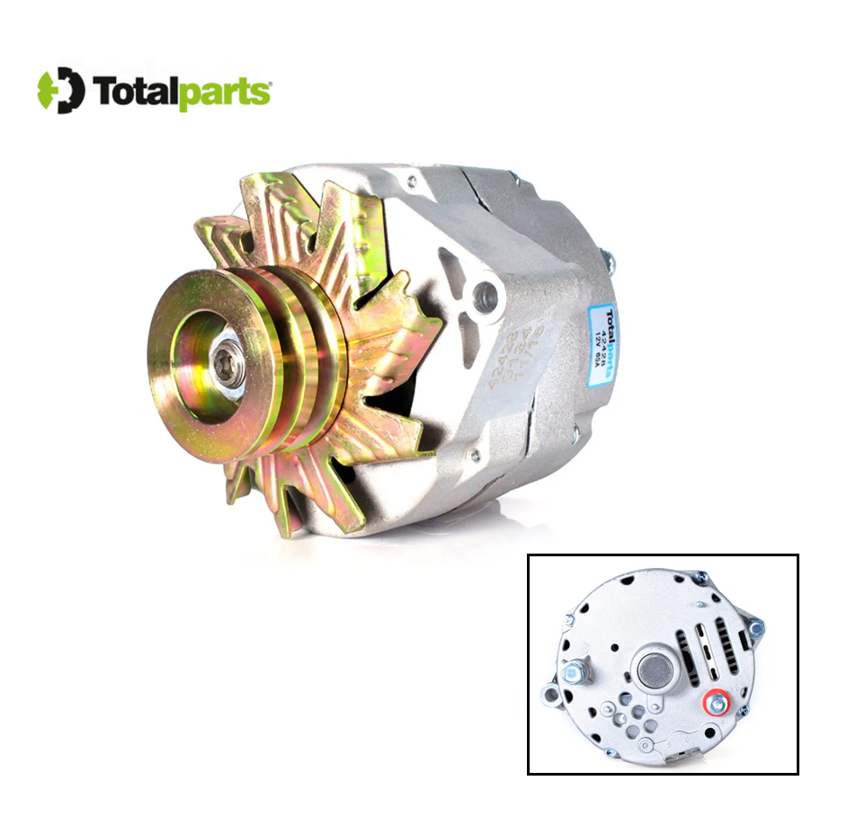 Alternador Delco 12 Volts 65 Amps Serie 10Si ( Polea Sencilla ) ( 1100218 )