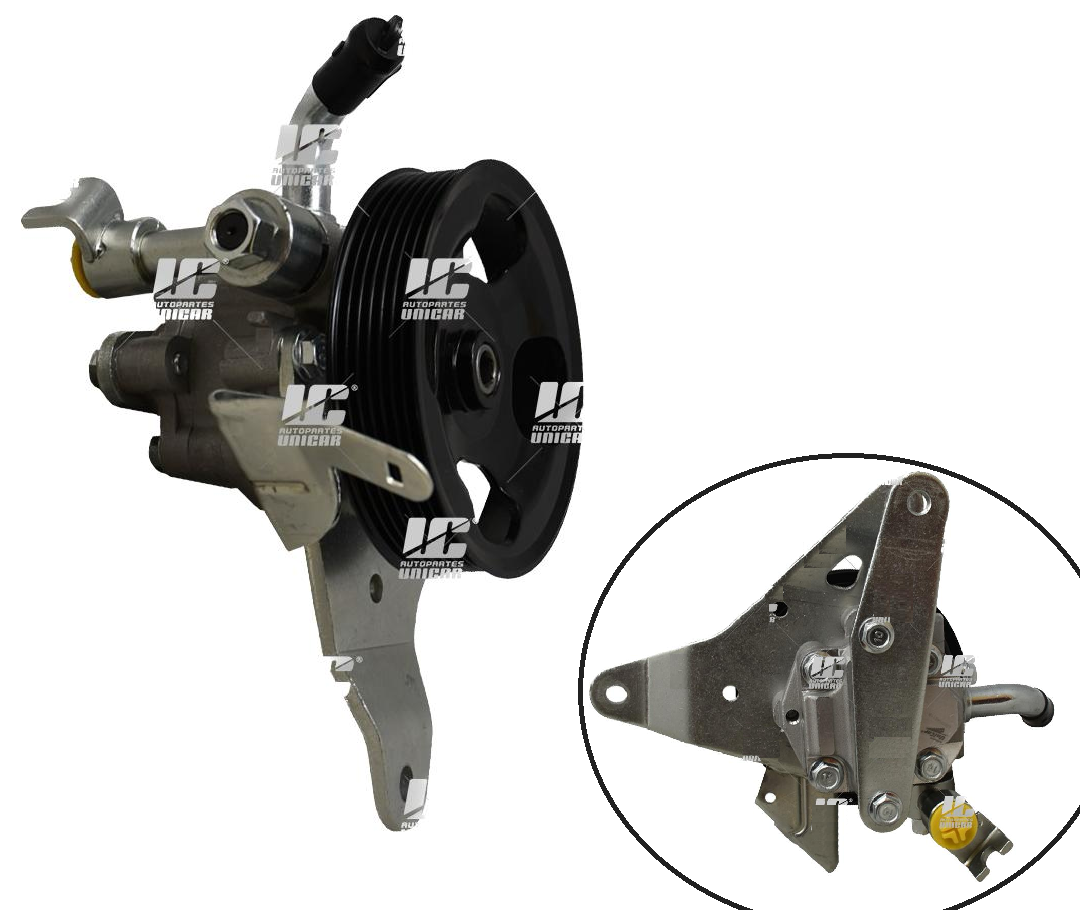 BOMBA DIRECCION HIDRAULICA 2WD/4WD LICUADORA C/POLEA S/DEPOSITO NISSAN NP300 2.5 L4 2016 2024