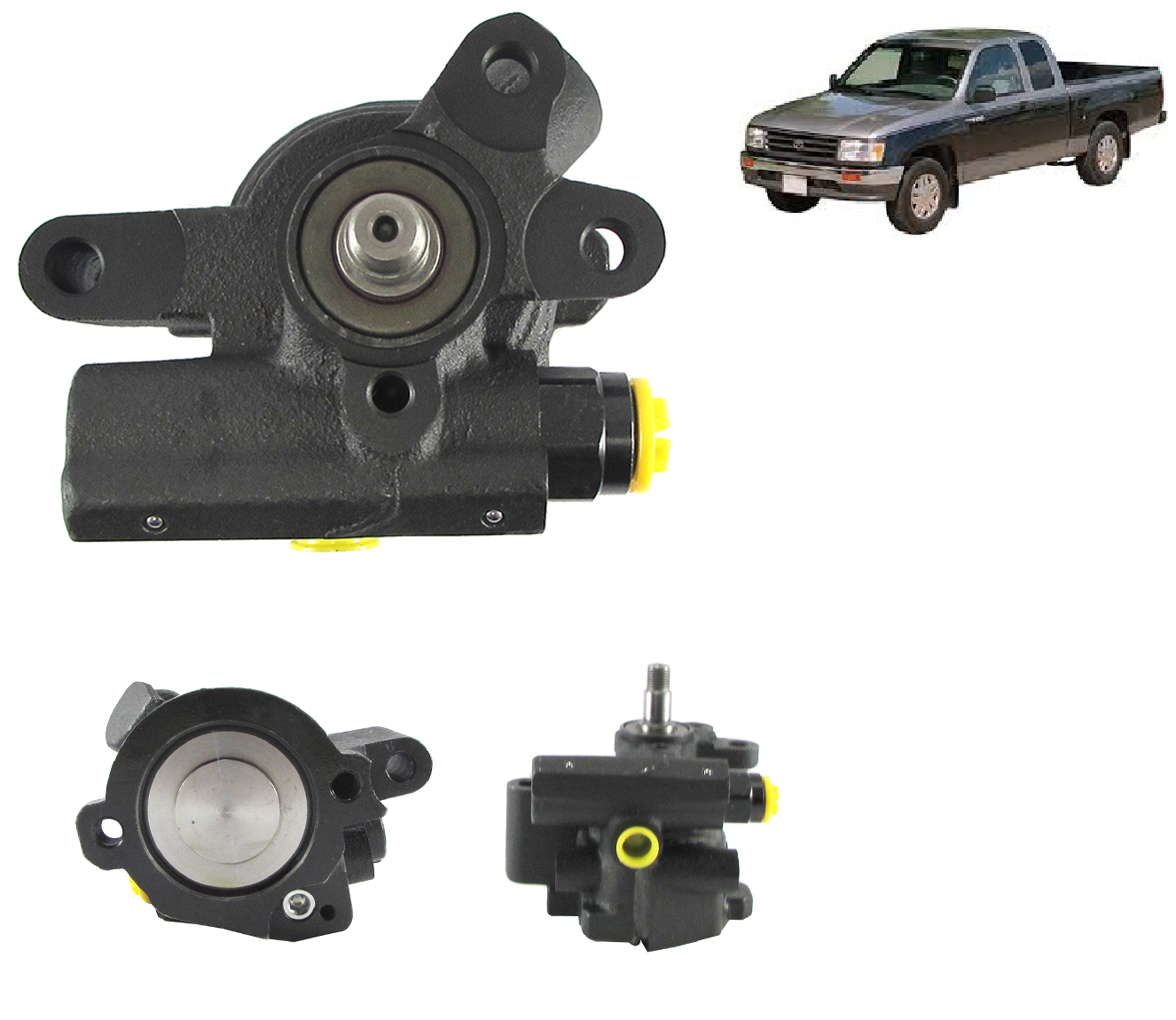 BOMBA DIRECCION HIDRAULICA LICUADORA S/POLEA S/DEPOSITO TOYOTA T100 3 V6 1993 1994