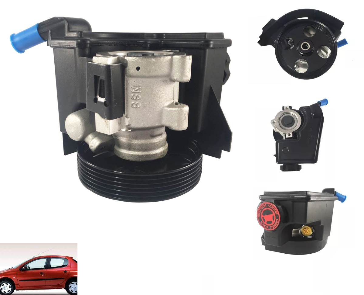 BOMBA DIRECCION HIDRAULICA C/DEPOSITO C/POLEA DIAM. 114MM 6 CANALES PEUGEOT PARTNER 1.6 L4 2001 2009